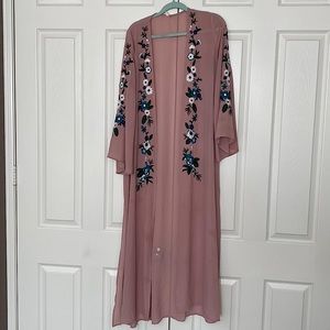 Pink blush kimono